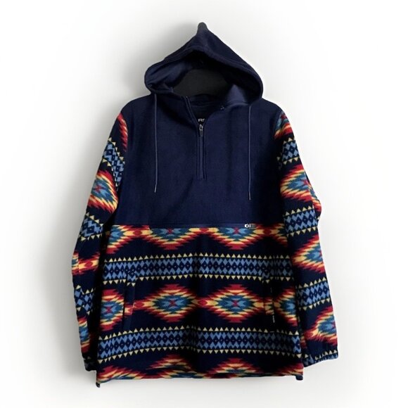 RSQ Mens Printed Polar‎ Fleece Pullover Size Medium - Picture 1 of 7